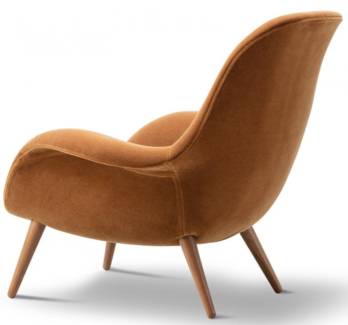 Scolpito Lounge Chair - Wood Base