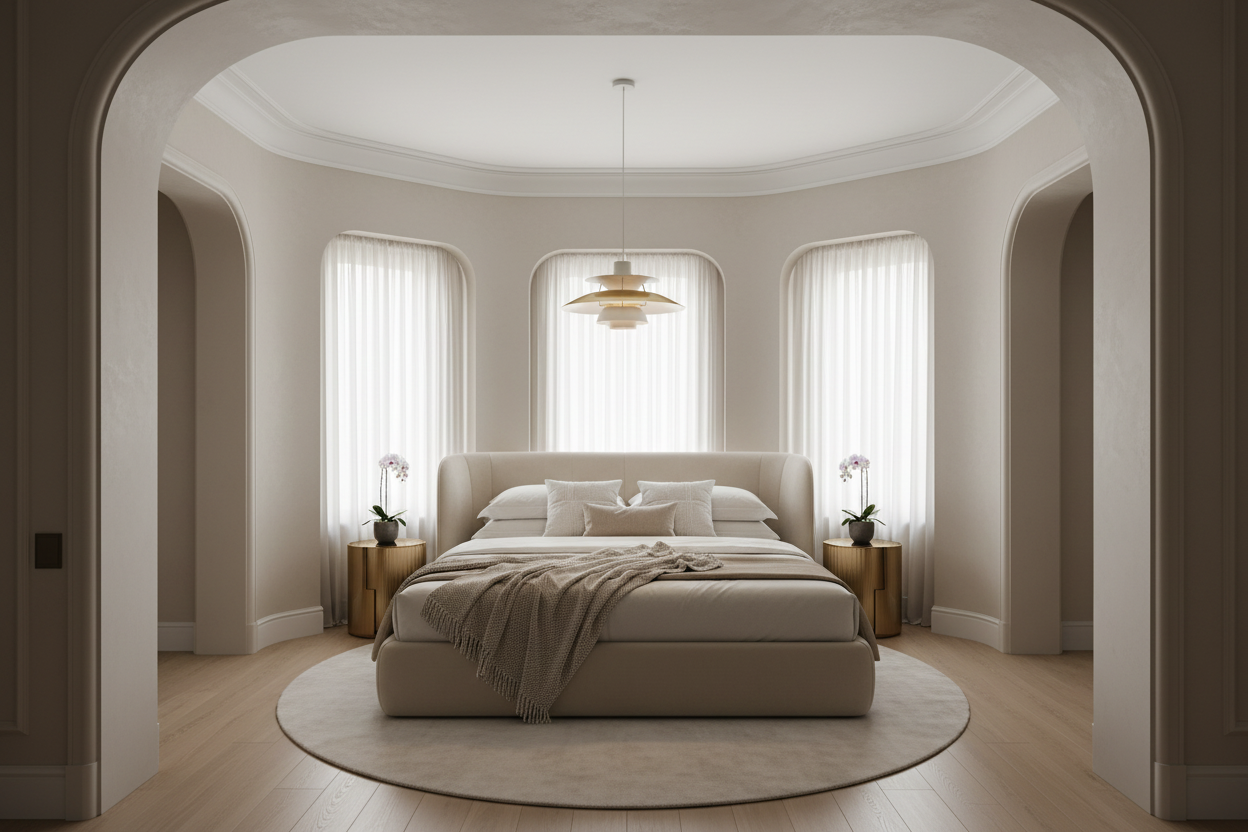 Forma Pendant - White/Brass