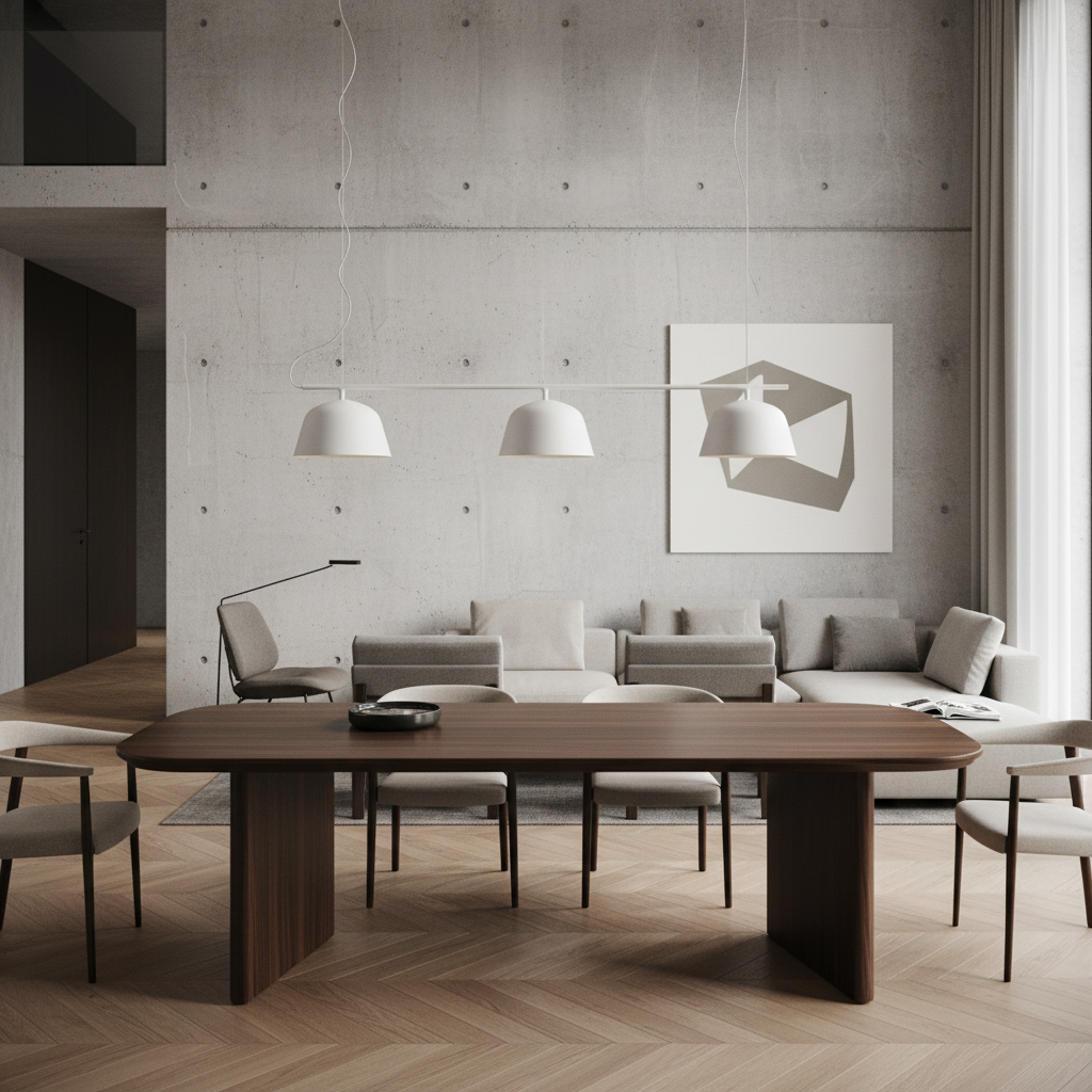 Horizon Rail Pendant - White
