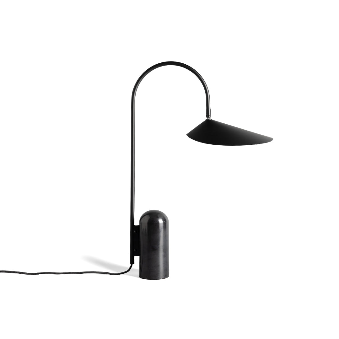 Leaf Table Lamp - Black Marble