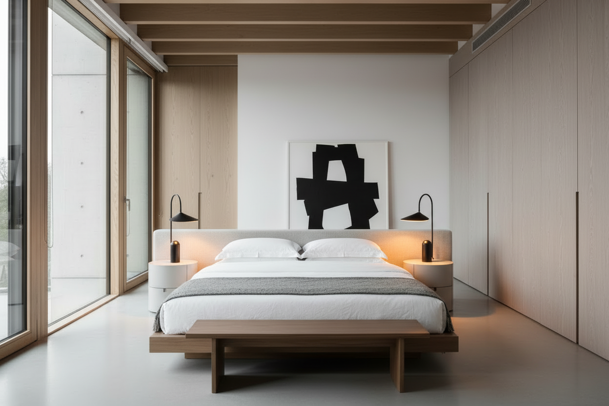 Leaf Table Lamp - Black Marble