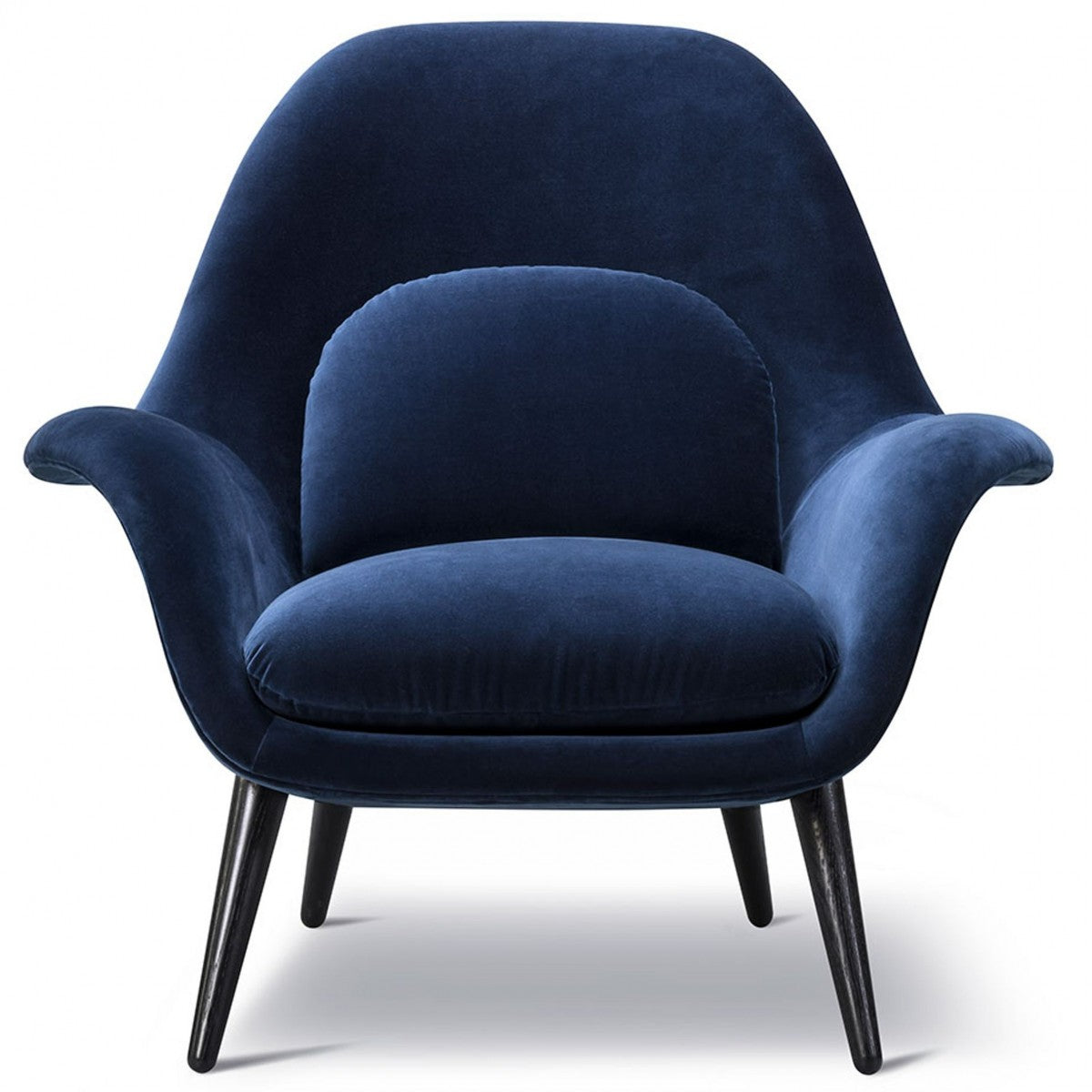 Scolpito Lounge Chair - Wood Base