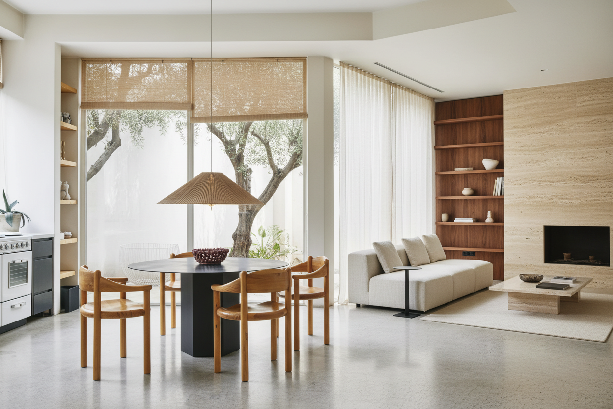 Conical Pendant - Bamboo - 62cm