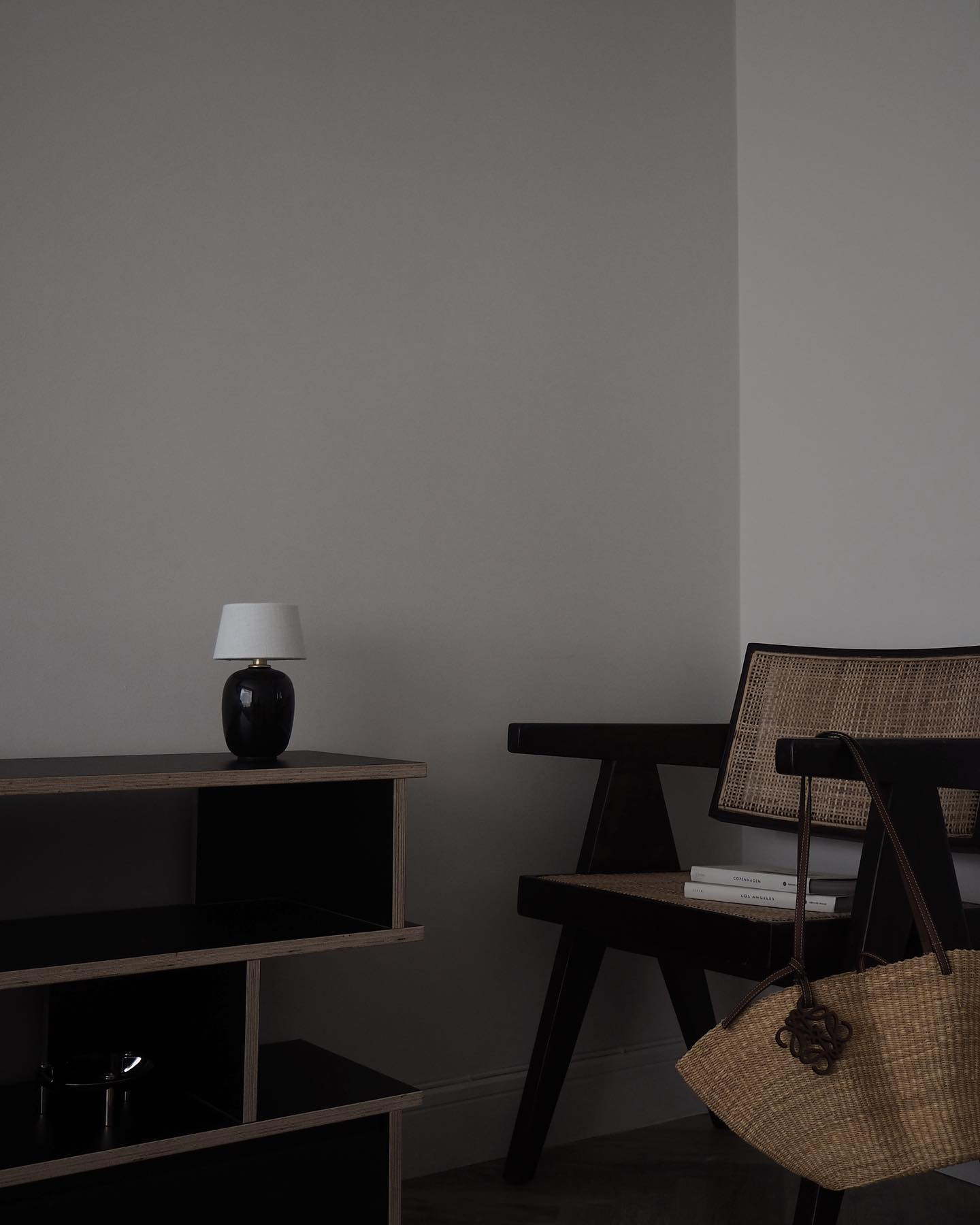 Maya Portable LED Table Lamp 20cm - Ceramic & Linen