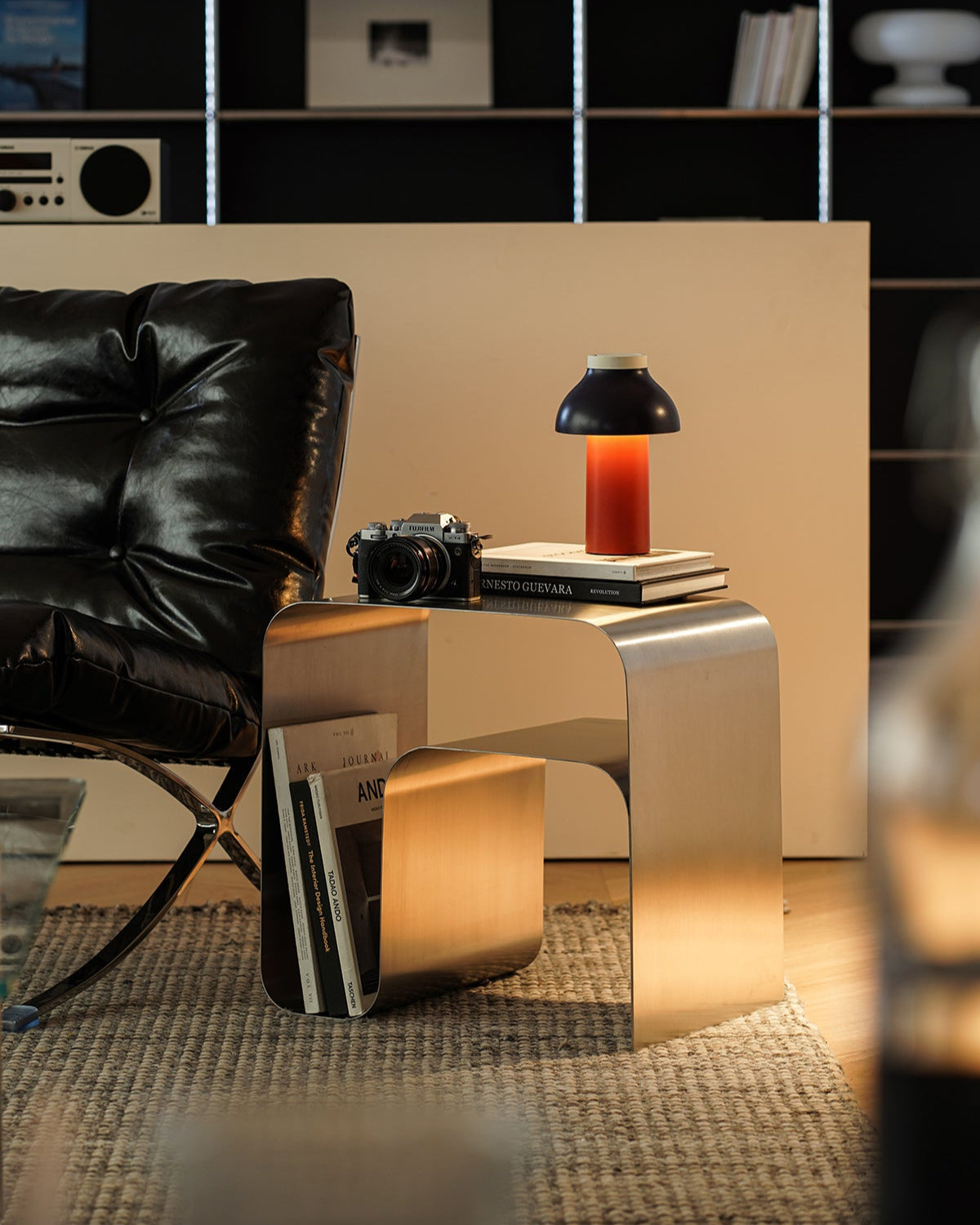 Cobain Side Table - Stainless Steel