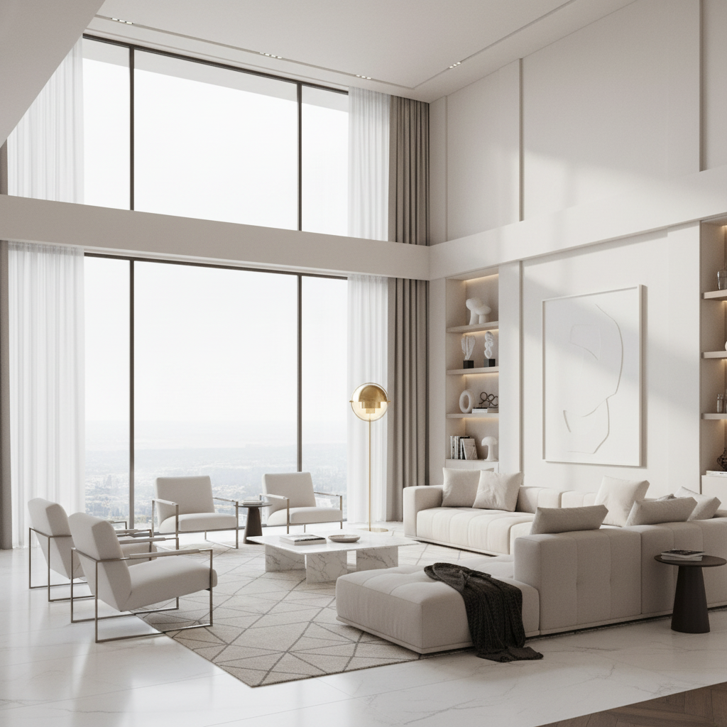 Sfera Floor Lamp - Brass