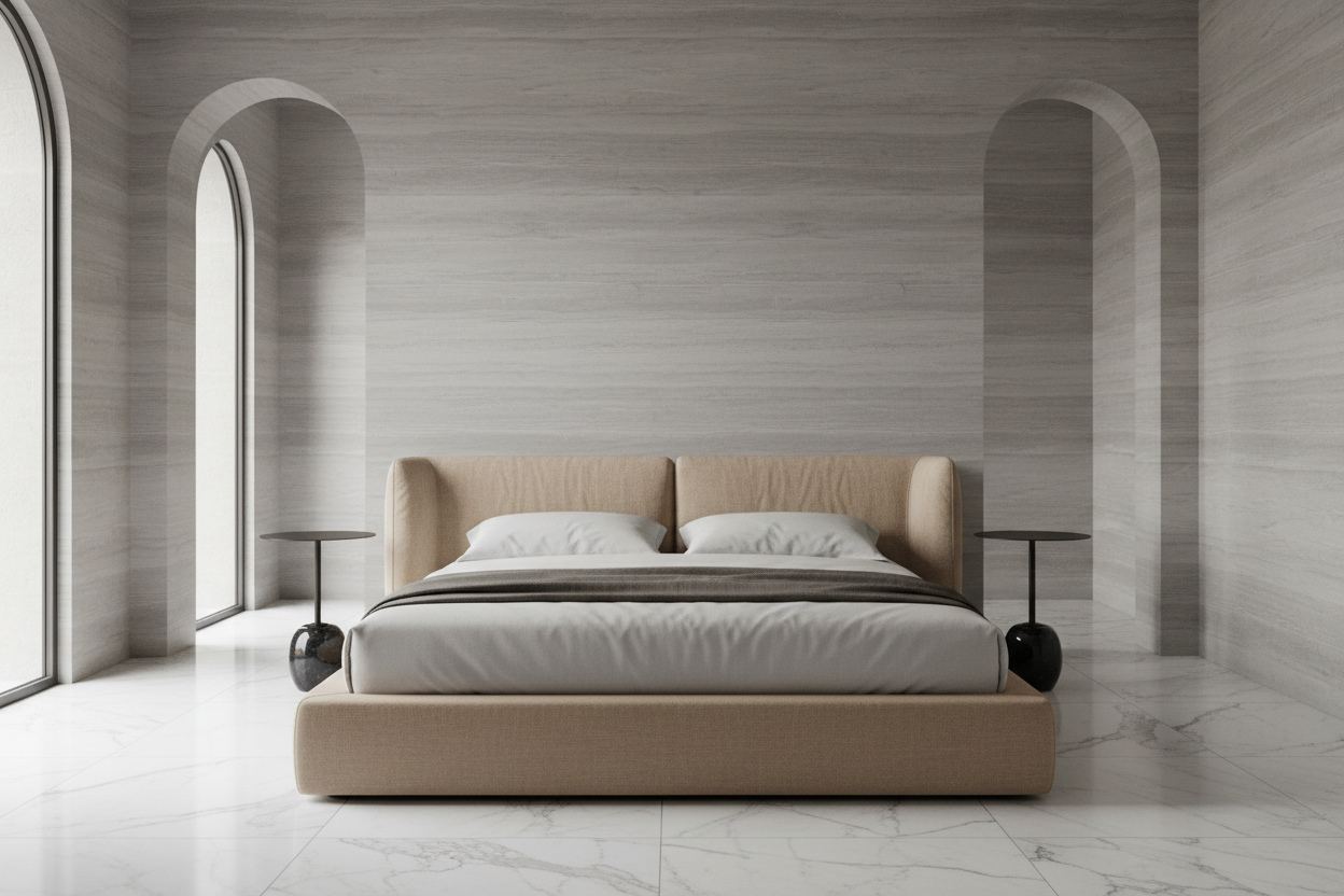 Dolce Side Table - Black Marble