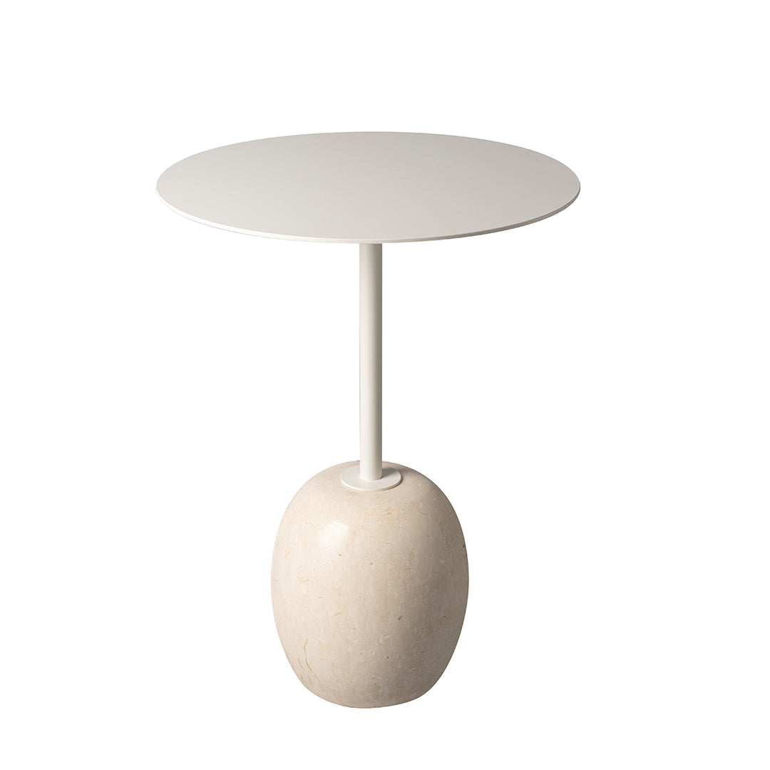 Dolce Side Table - Crema Marble