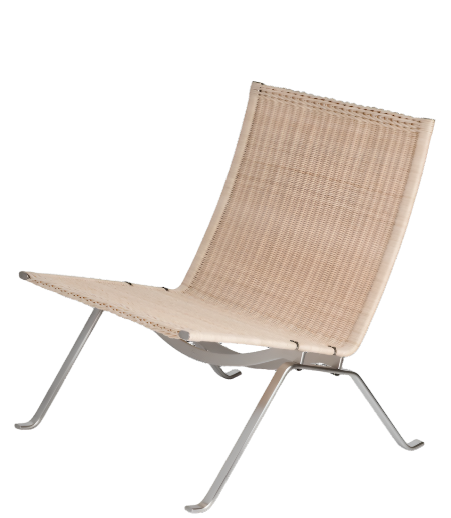 Enzo Lounge Chair - Wicker - Steel Frame