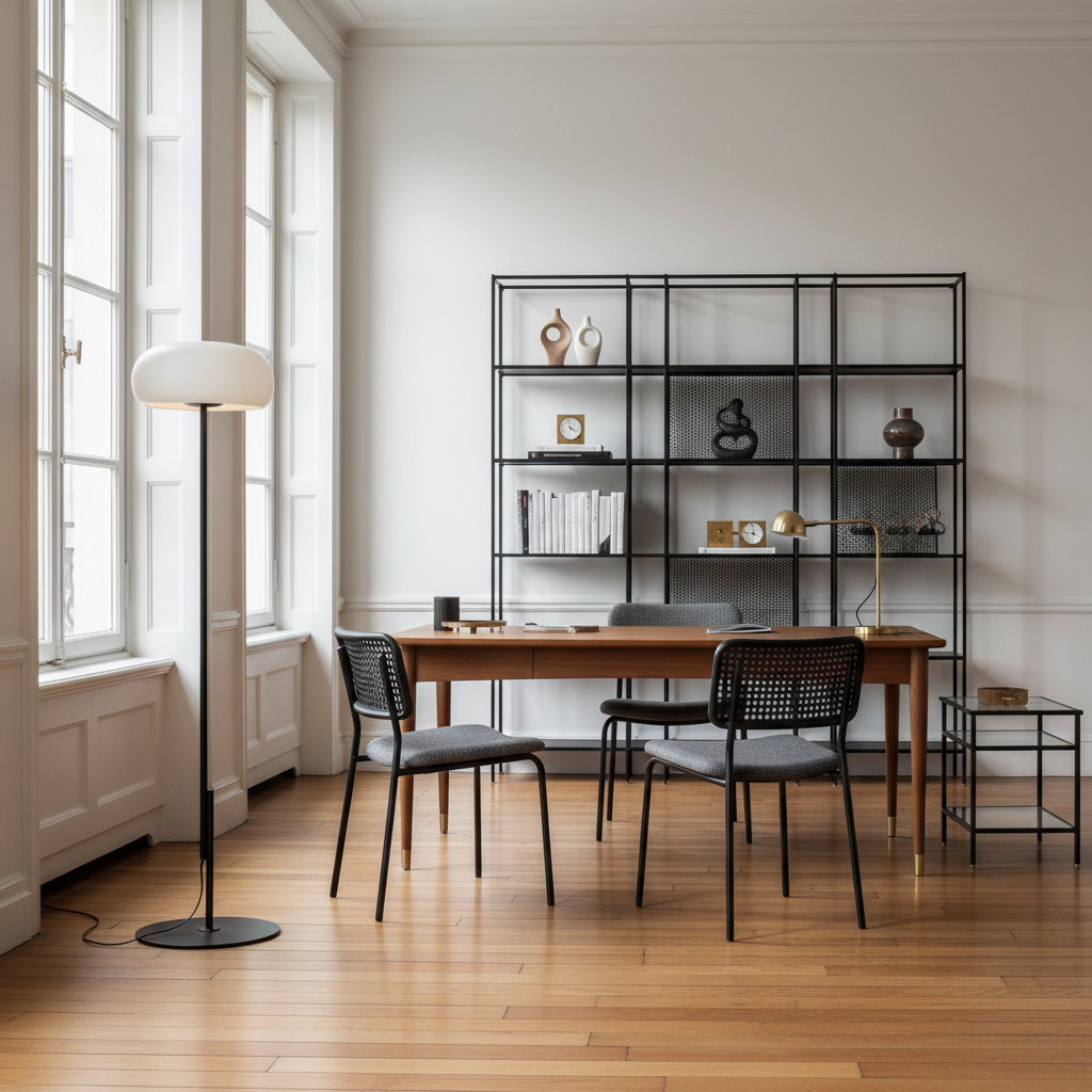 Ravello Floor Lamp - Opal Glass - 138cm