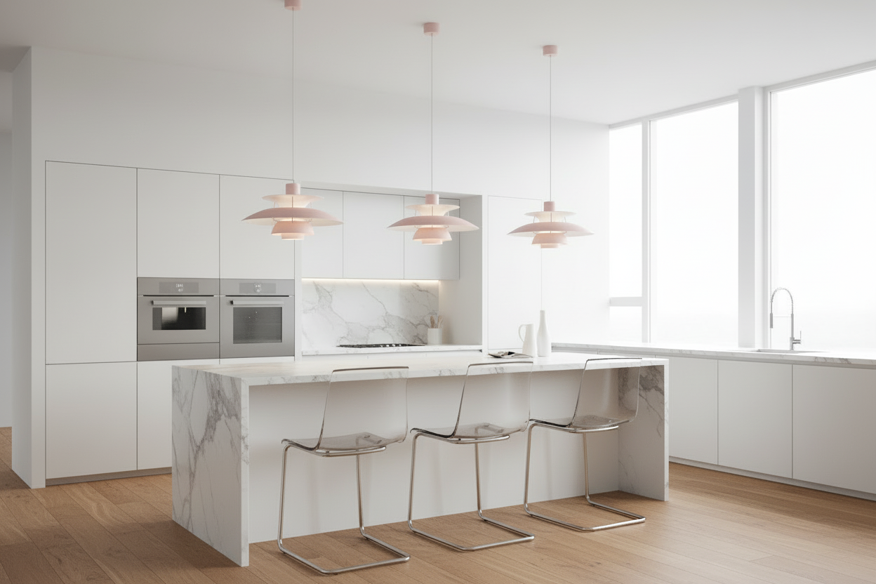 Forma Pendant - Pale Rose