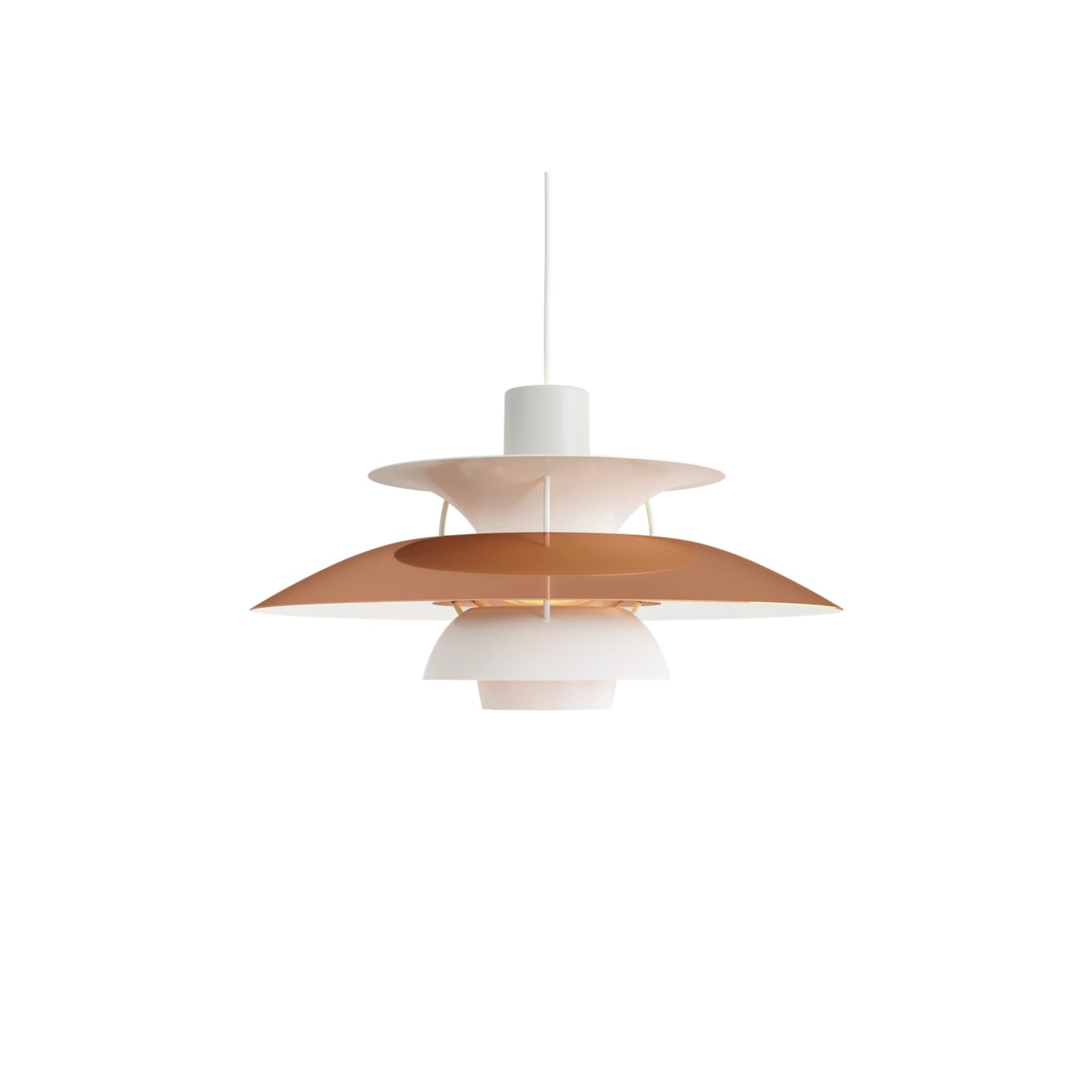 Forma Pendant - White/Copper
