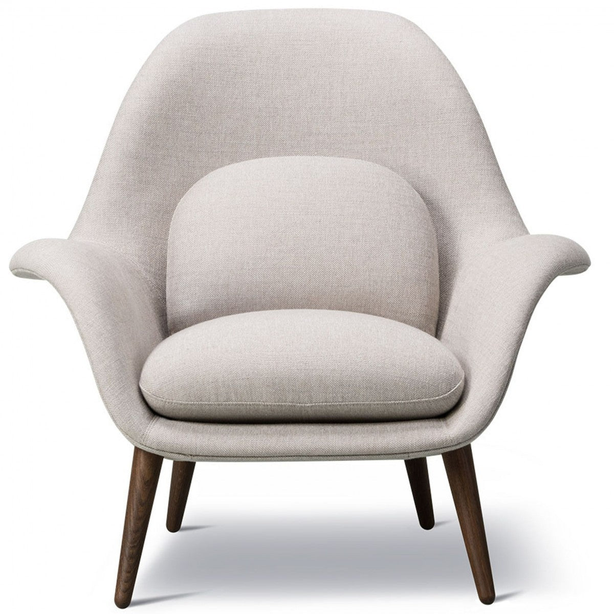 Scolpito Lounge Chair - Wood Base