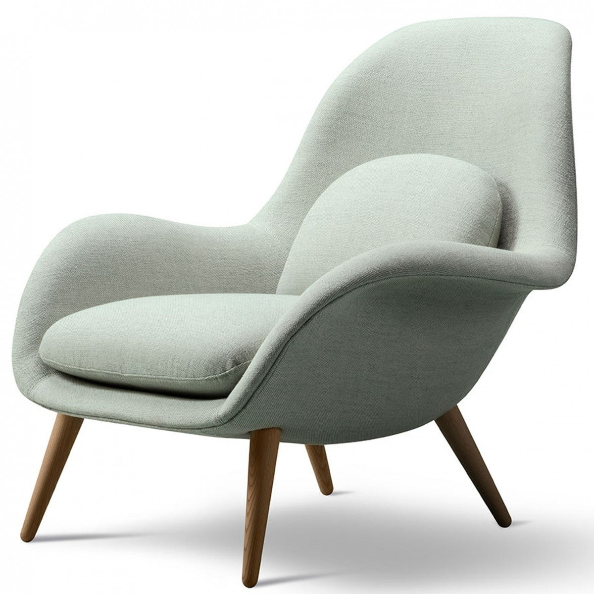 Scolpito Lounge Chair - Wood Base