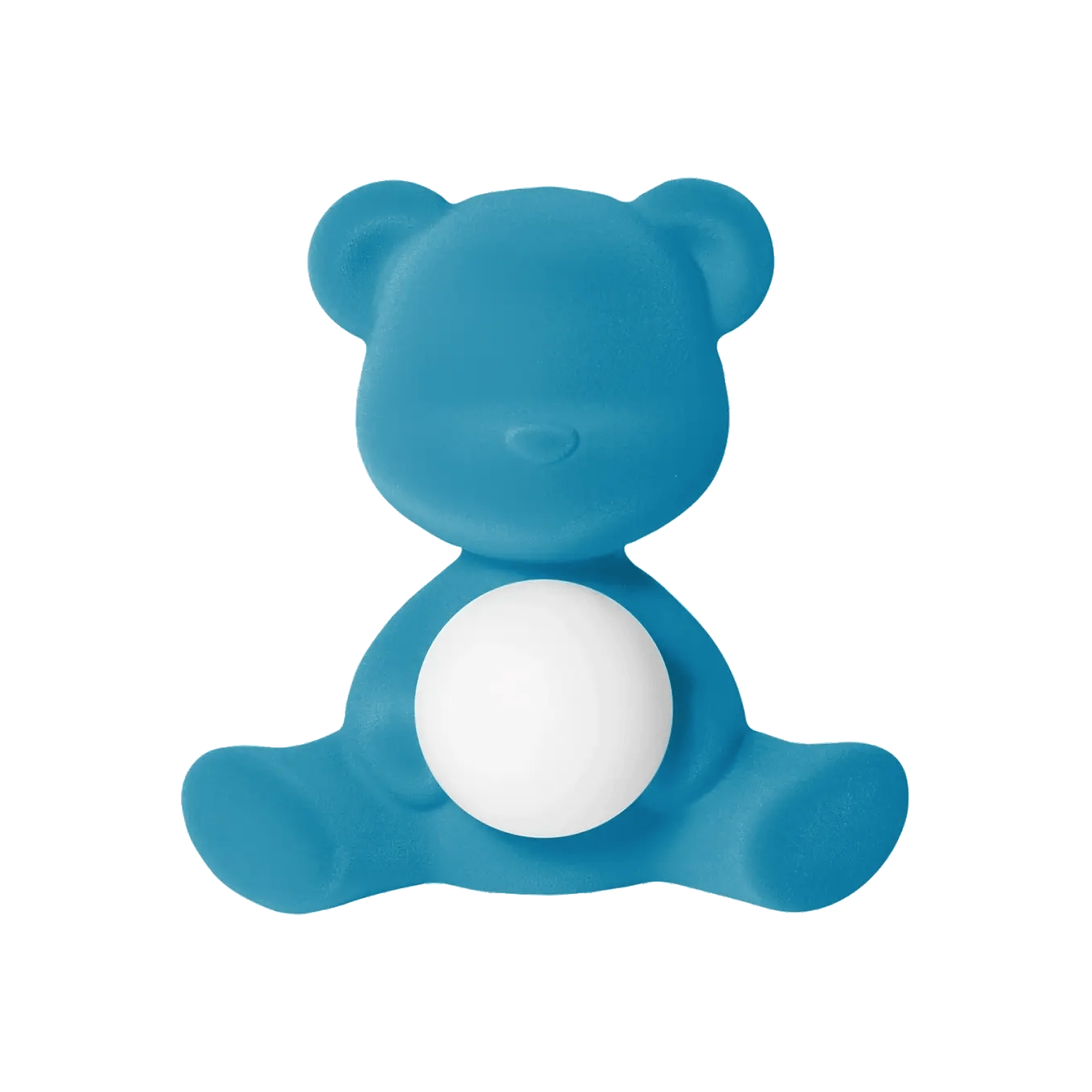 The Teddy Table Lamp Velvet - Light Blue