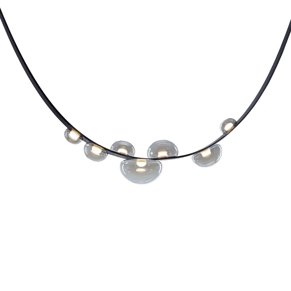 Vetro Ceiling Light - Black - 300cm