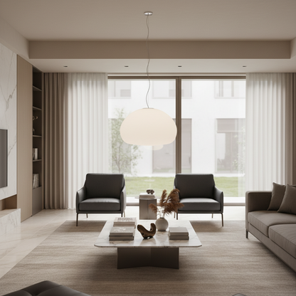 Cloud Pendant Lamp - Opal Glass - Large