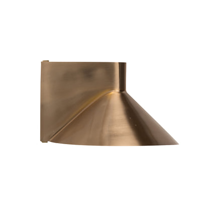 Conic Wall Lamp - Polished Brass  - Indoor/Outdoor