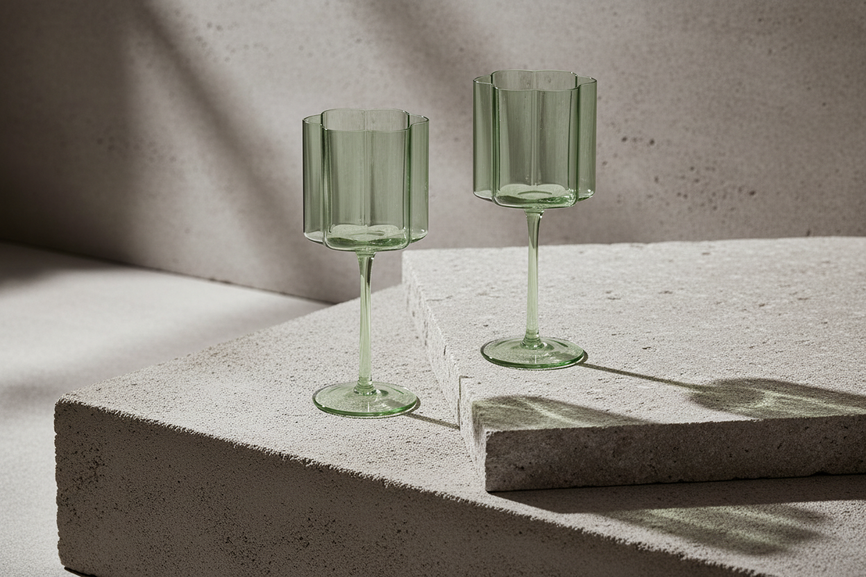 Bloom Wine Glasses (Set Of 2) - Multiple Colors Available