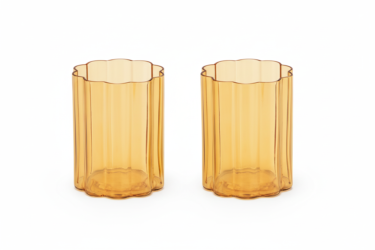 Bloom Tumbler Glasses (Set Of 2) - Multiple Colors Available