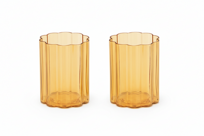 Bloom Tumbler Glasses (Set Of 2) - Multiple Colors Available