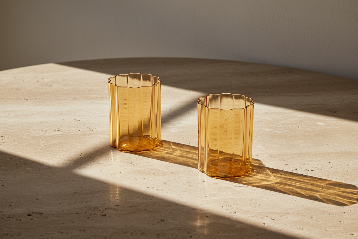 Bloom Tumbler Glasses (Set Of 2) - Multiple Colors Available