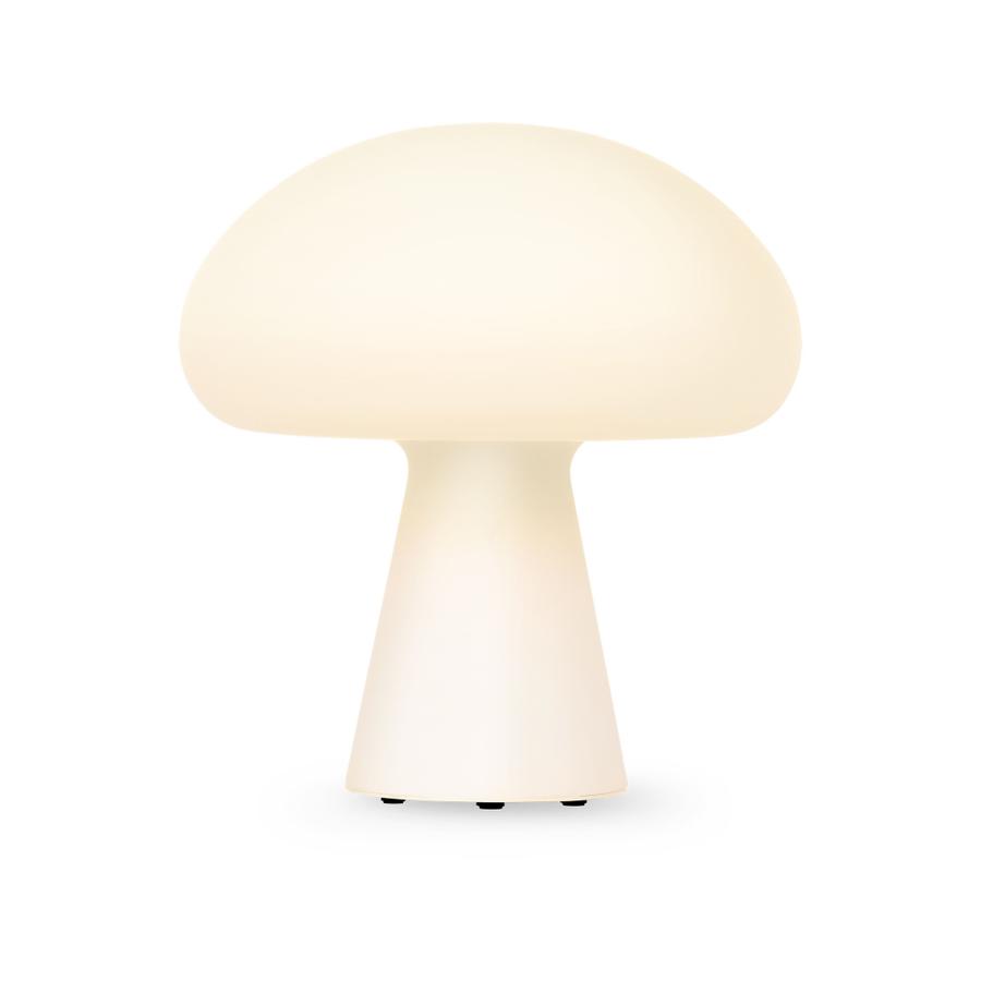 Tartufo Portable Table Lamp - Frosted Mouthblown Glass Shade