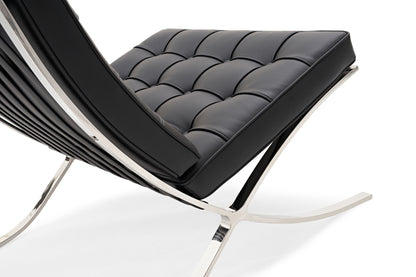 Barcelona Chair Premium Reproduction - 100% Leather