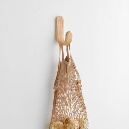 Curve Wall Hook - Ash Wood