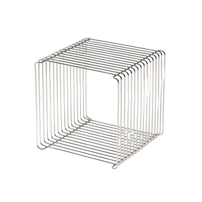 Linea Wire Side Table - Stainless Steel