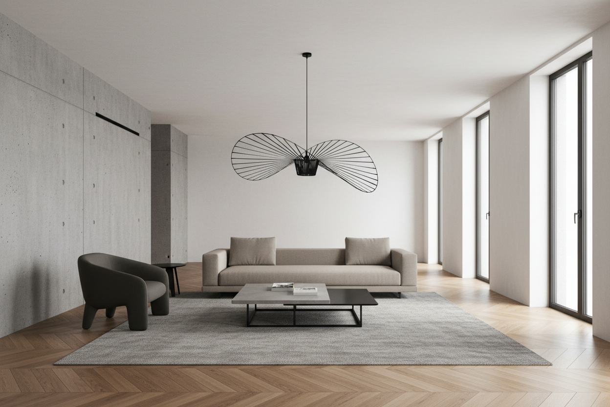 Coco Pendant - Black 120cm