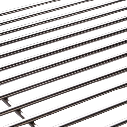 Linea Wire Side Table - Stainless Steel