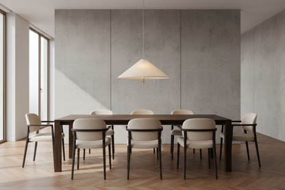 Conical Pendant - Linen - 62cm