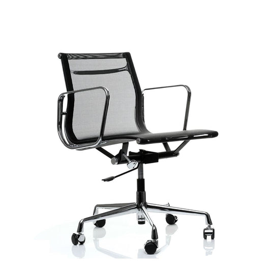 Eames EA117 Office Chair - Premium Reproduction - Mesh - Polished Aluminum Frame