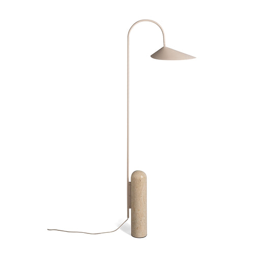 Leaf Floor Lamp - Travertine