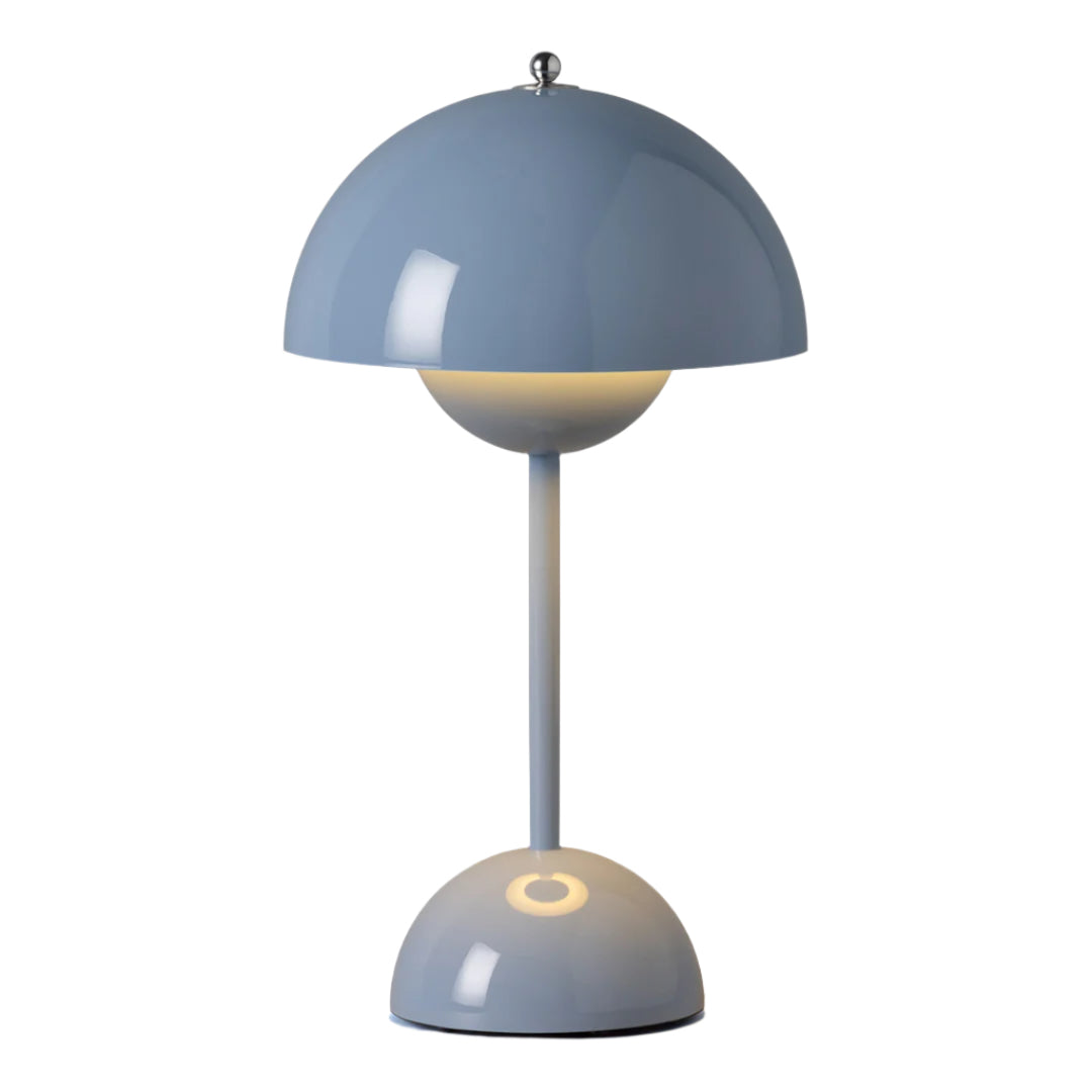 Fiore Portable LED Table Lamp - 29.5cm Light Blue