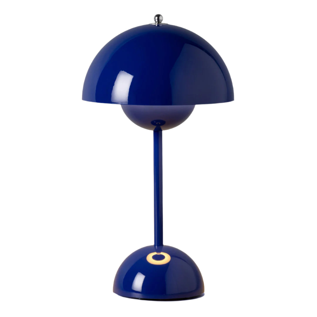 Fiore Portable LED Table Lamp - 29.5cm Cobalt Blue