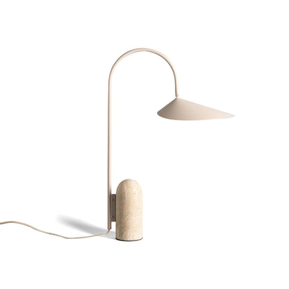 Leaf Table Lamp - Travertine