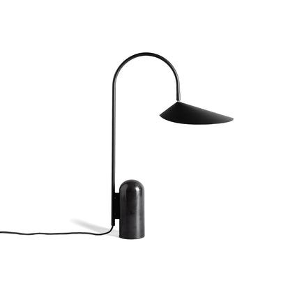 Leaf Table Lamp - Black Marble