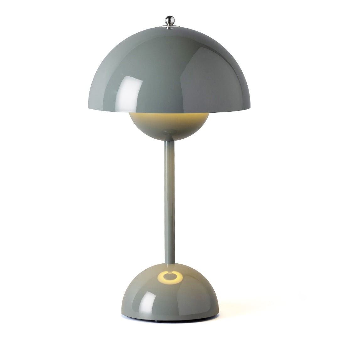 Fiore Portable LED Table Lamp - 29.5cm Stone Blue