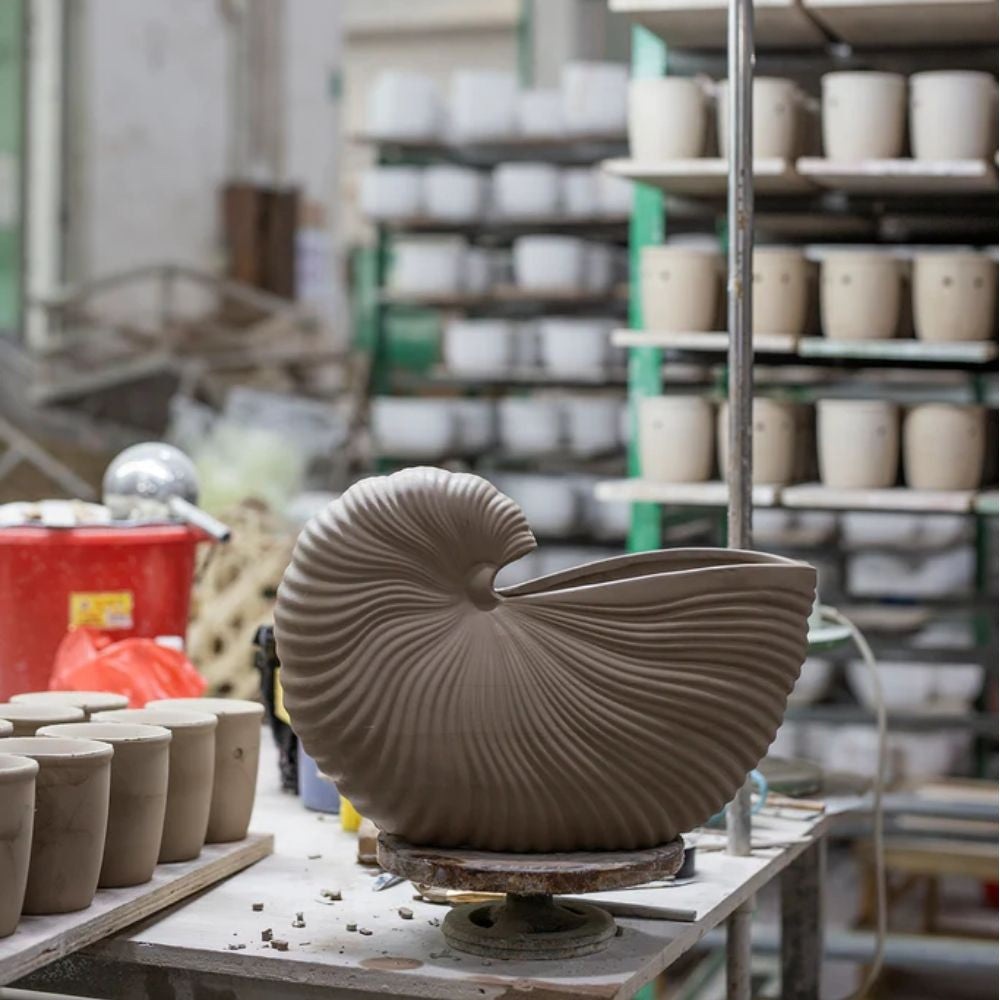 Shell Pot - Off White