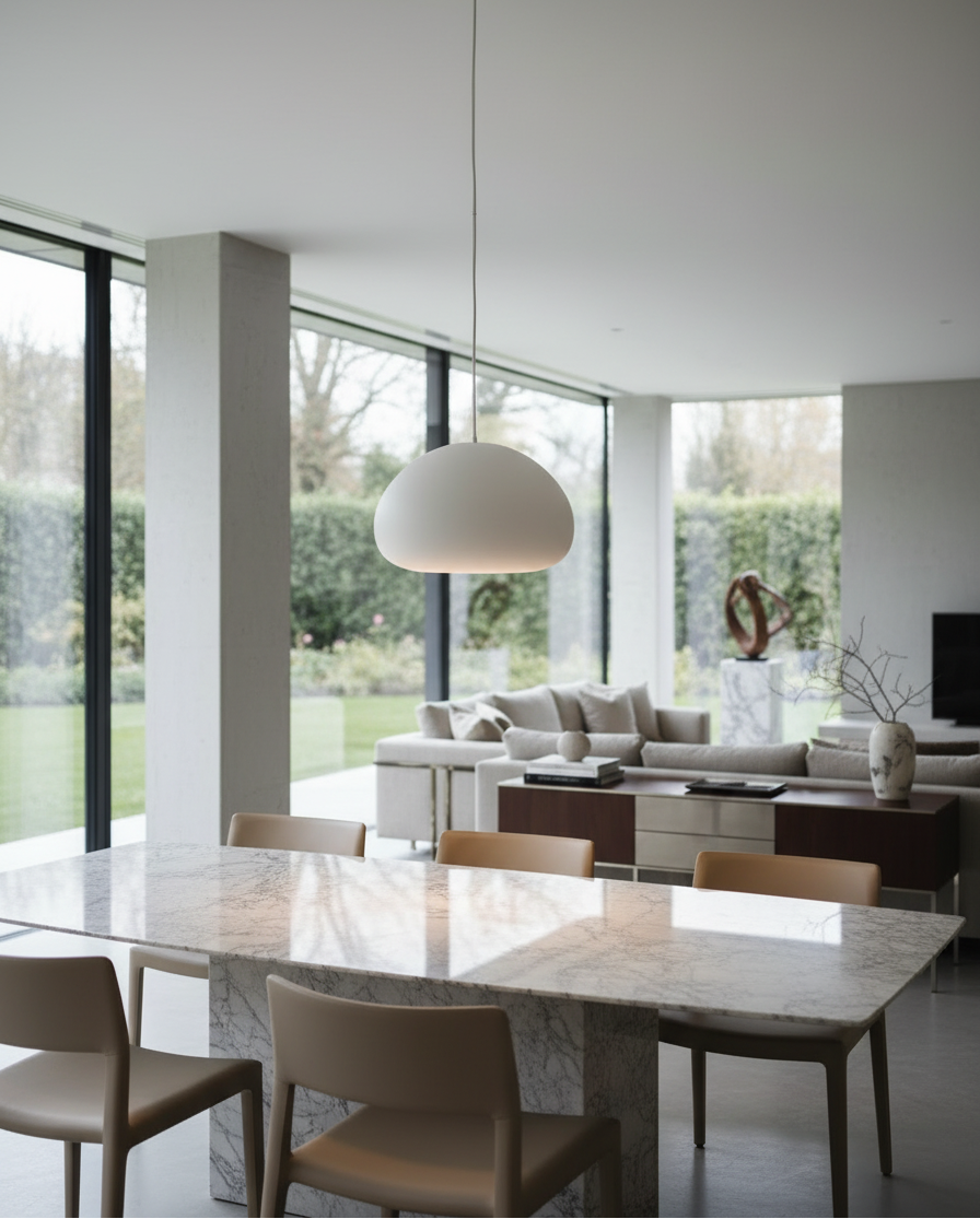 Cloud Pendant Lamp - Opal Glass - Small