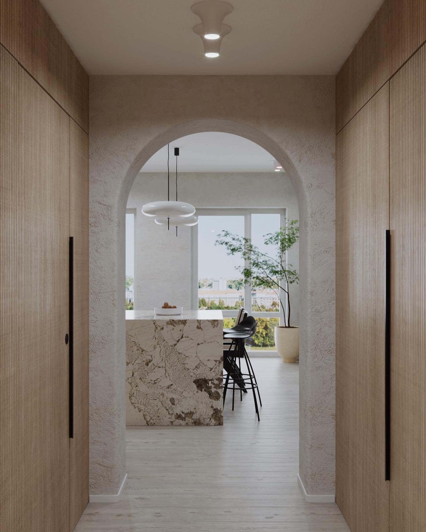 Moderna Pendant - White