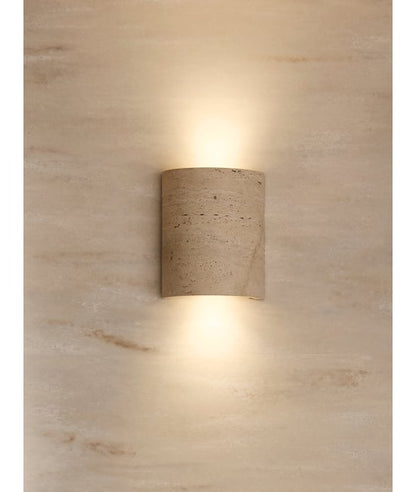 Traviato Light Up/Down Wall Sconce in Travertine (Indoor & Outdoor)