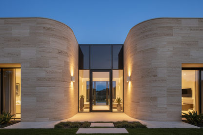 Traviato Light Up/Down Wall Sconce in Travertine (Indoor & Outdoor)