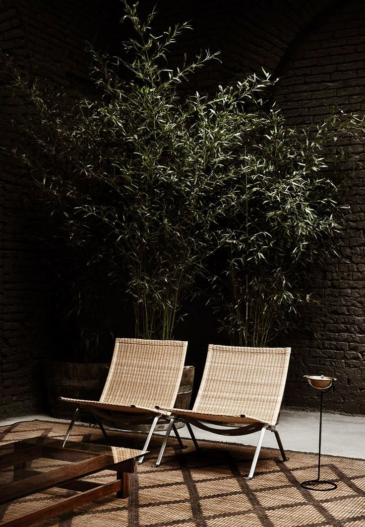 Enzo Lounge Chair - Wicker - Steel Frame