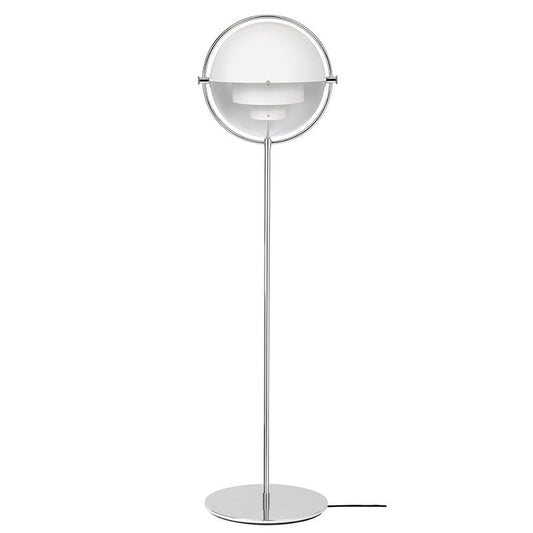 Sfera Floor Lamp - White/Chrome