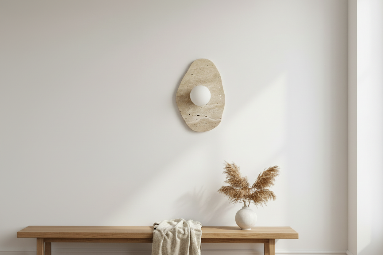 Cavo Travertine Wall Lamp