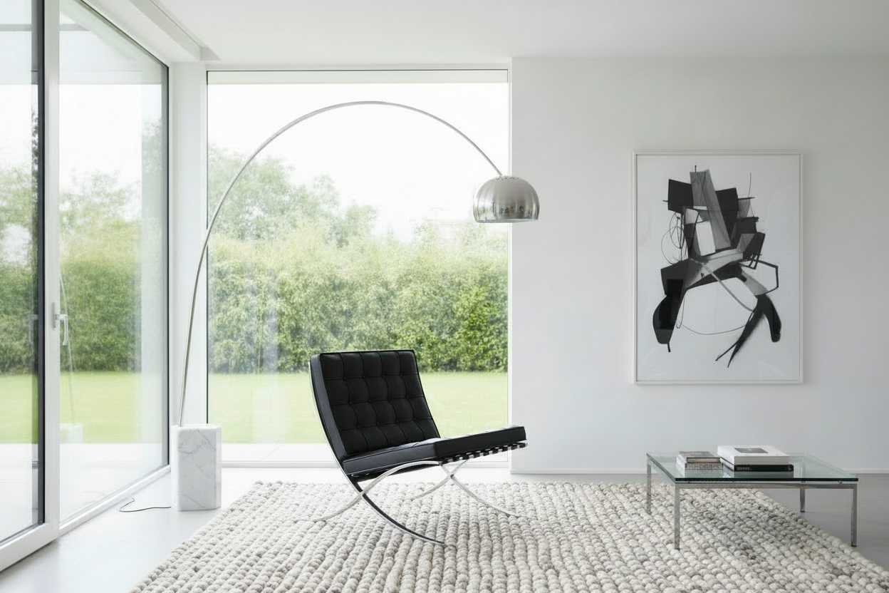 Barcelona Chair Premium Reproduction - 100% Leather