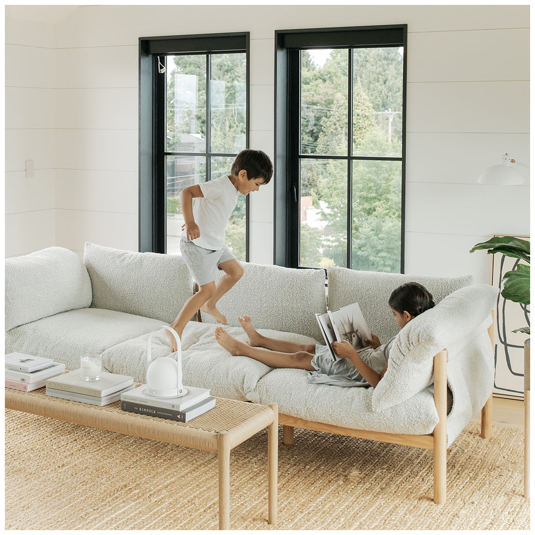 Rest 3 Seater Sofa - Oak